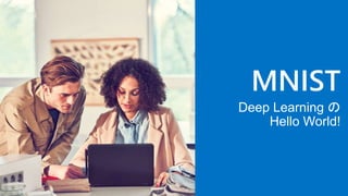 MNIST
Deep Learning の
Hello World!
 