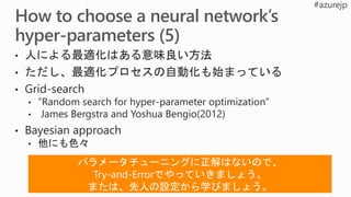 パラメータチューニングに正解はないので、
Try-and-Errorでやっていきましょう。
または、先人の設定から学びましょう。
 
