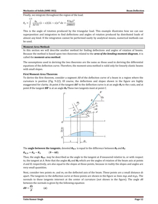 Beam Deflection Notes.pdf Beam deflection gere | PDF