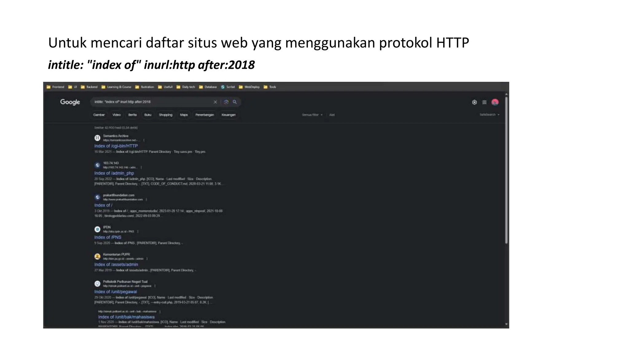 Dasar Dasar Google Hacking Pptx