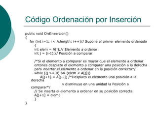 ordenamiento 