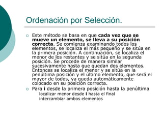 ordenamiento 