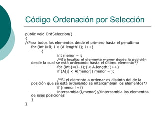 ordenamiento 