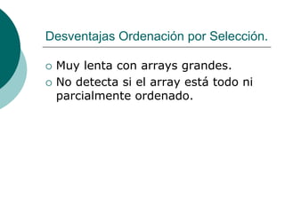 ordenamiento 