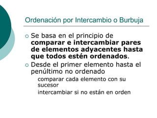 ordenamiento 