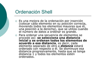 ordenamiento 