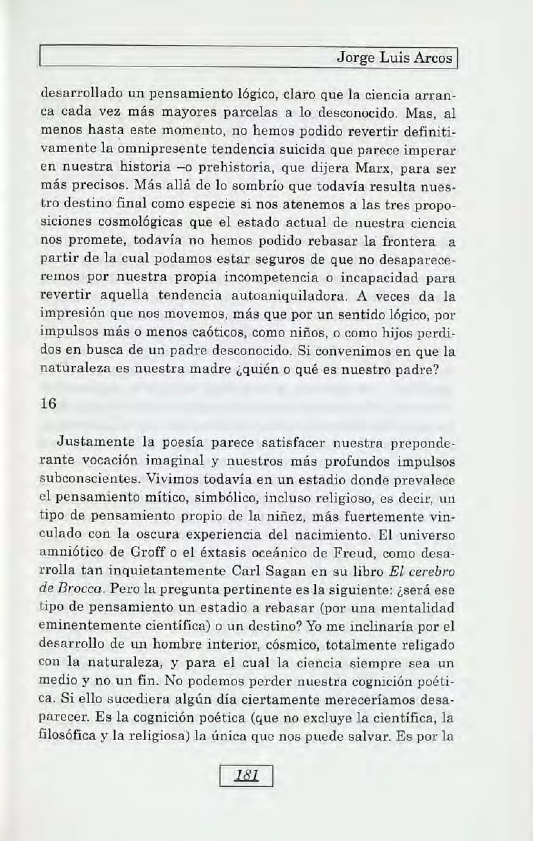 Literatura y ciencia