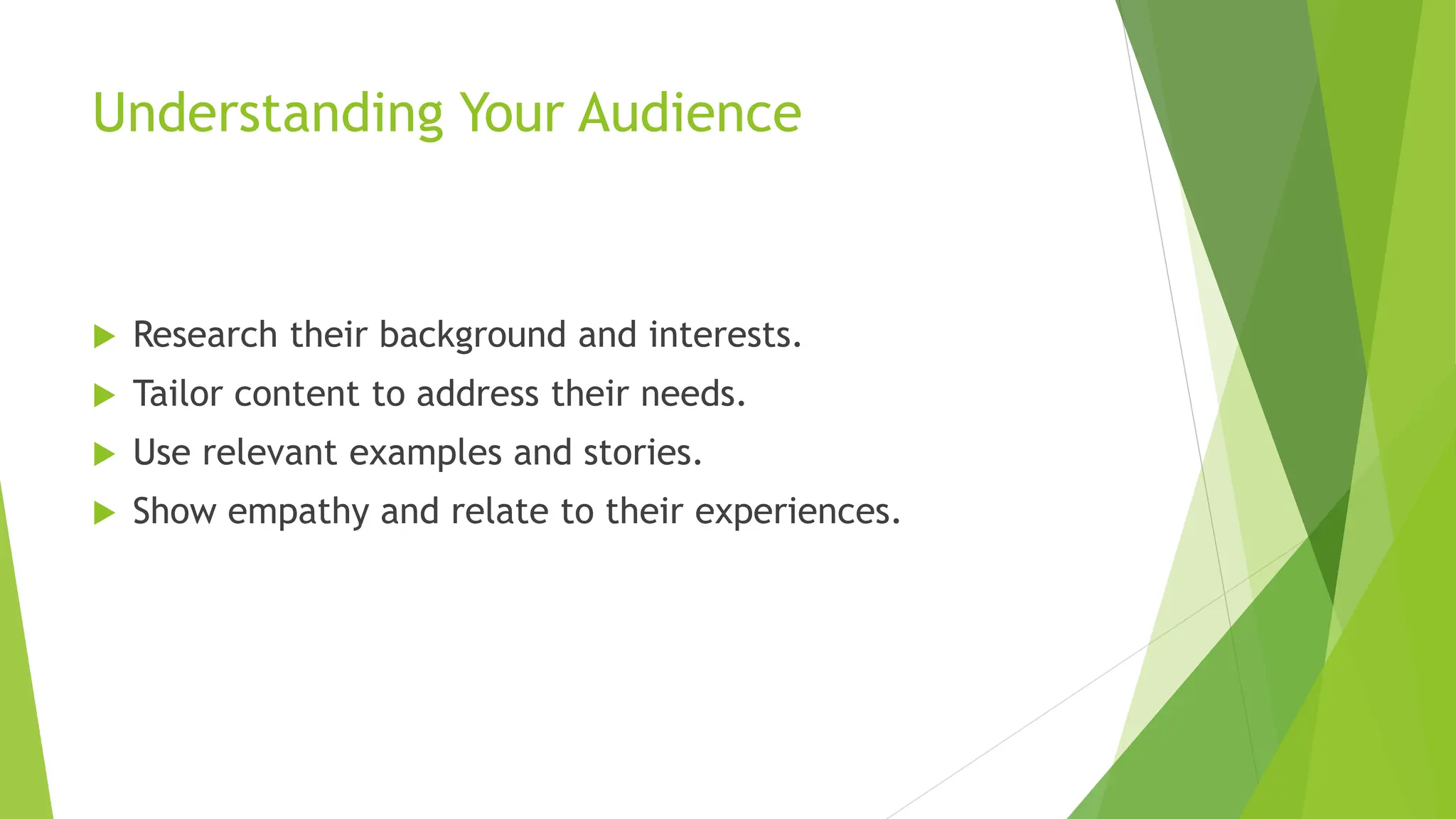 Topic : understanding for creating Rapport | PPT