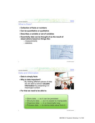 IBM DB2 9.7 Academic Workshop 11 of 335
 