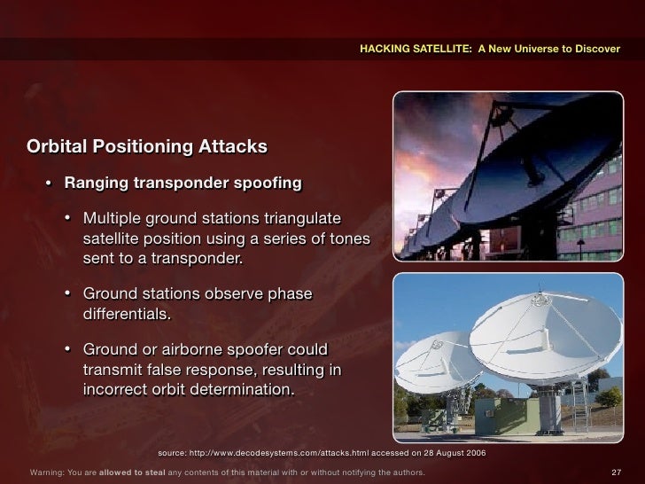 Hacking Satellite A New Universe to Discover