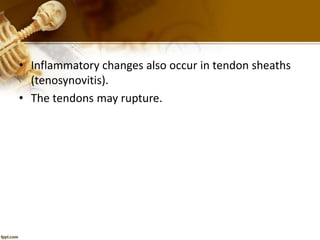 Sheathing Injury Rheumatoid arthitis | PPTX