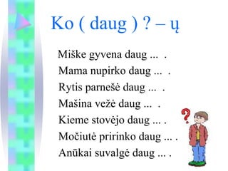 2b - Rašymo taisyklės