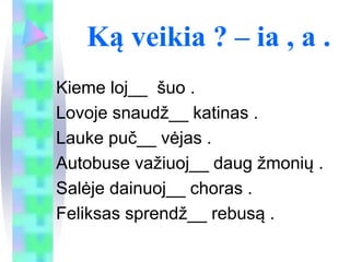 2b - Rašymo taisyklės