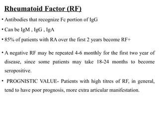 RHEUMATOID ARTHRITIS POWERPOINT PRESENTATION | PPTX