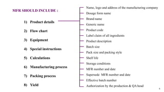 Documentation in pharmaceutical industry, Regulatory affairs | PPTX