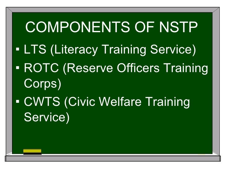 nstp lts Nsrc is created under section 11 of ra 9163 or the nstp act of 2001, composed of graduates of the non-rotc components: the cwts and lts members of this corps maybe tapped by the state for literacy and civic welfare activities, through the joint efforts of dnd, ched and tesda. nstp lts Nsrc is created under section 11 of ra 9163 or the nstp act of 2001, composed of graduates of the non-rotc components: the cwts and lts members of this corps maybe tapped by the state for literacy and civic welfare activities, through the joint efforts of dnd, ched and tesda.