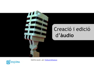 Hold for sound... por Profound Whatever
Creació i edició
d’àudio
 