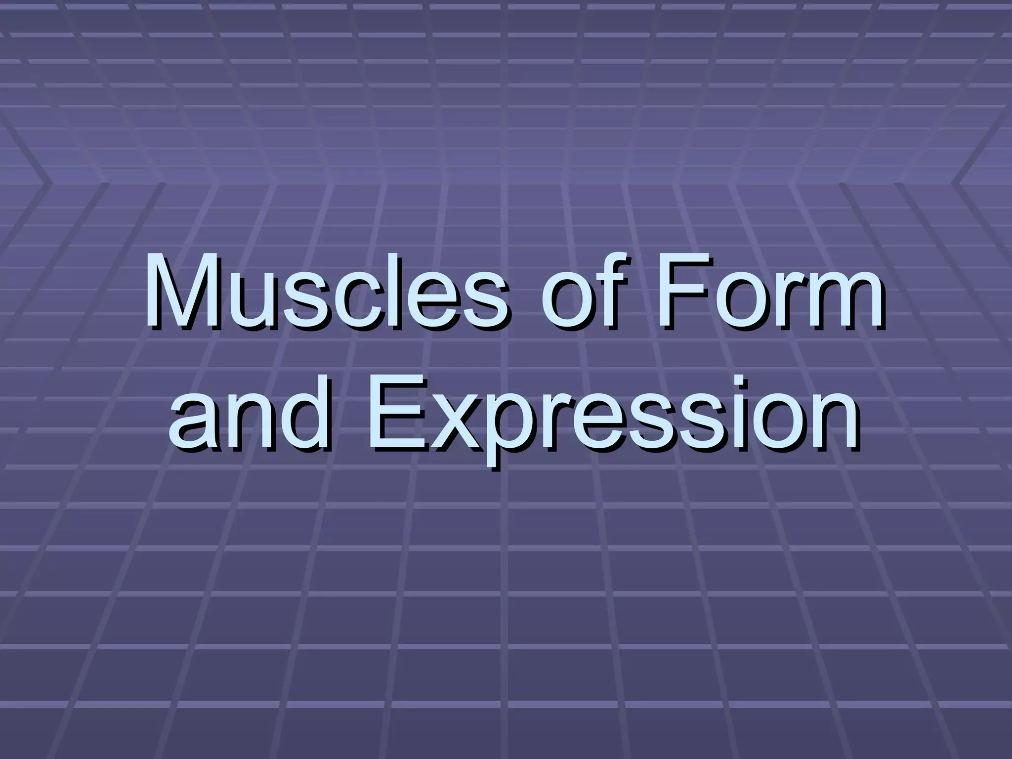 Ra lecture - muscles of the face | PPT