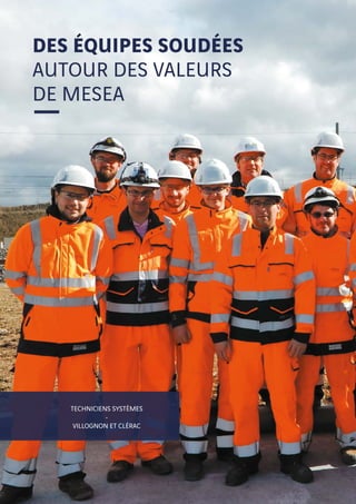 DES ÉQUIPES SOUDÉES
AUTOUR DES VALEURS
DE MESEA
TECHNICIENS SYSTÈMES
-
VILLOGNON ET CLÉRAC
 