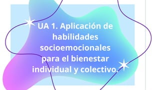 Aplicación de habilidades socioemocionales para el bienestar individual ...