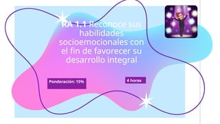 Aplicación de habilidades socioemocionales para el bienestar individual ...