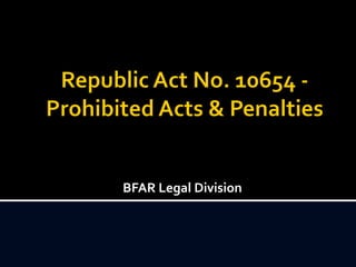 BFAR Legal Division
 