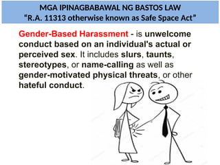 R.A 11313 or Safe Spaces Act Bastos Law.pptx