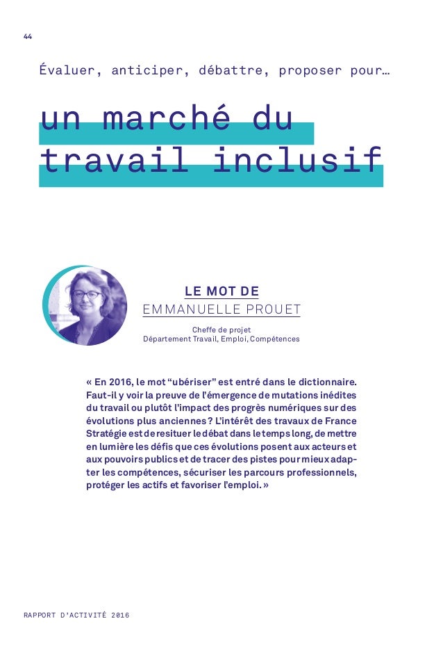 Rapport d'activité 2016
