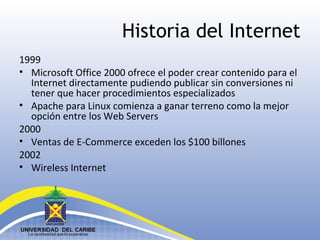 Historia internet | PPT
