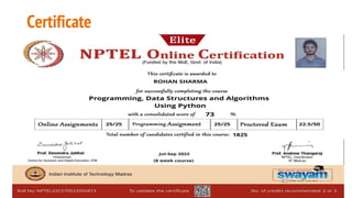 Certificate
●Add the image of the certificate
 