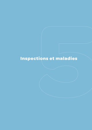 c hapitre 5   |   inspectio ns et ma l a di es




Inspections et maladies




                                                                 69
 
