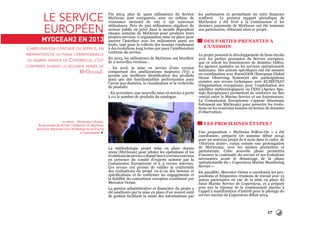 17
LE SERVICE
EUROPéEN
MyOcean2 EN 2013
L’amélioration continue du service, en
préparation de la phase opérationnelle
du marine service de Copernicus, s’est
confirmée durant la seconde année de
MyOcean2.
Fin 2013, plus de 3200 utilisateurs du Service
MyOcean sont enregistrés, avec un rythme de
croissance mensuel de 100 à 150 nouveaux
utilisateurs. Près de 300 utilisateurs réguliers du
secteur public ou privé dans le monde dépendent
chaque semaine de MyOcean pour produire leurs
propres services. L’organisation mise en place pour
assurer l’interface avec les utilisateurs porte ses
fruits, tant pour la collecte des besoins conduisant
à des évolutions long terme que pour l’amélioration
continue du service.
En 2013, les utilisateurs de MyOcean ont bénéficié
de 2 nouvelles versions :
- En avril, la mise en service d’une version
comportant des améliorations majeures (V3) a
permis une meilleure identification des produits
ainsi que des fonctionnalités performantes pour
l’accès aux données, la visualisation et la recherche
de produits.
- En novembre, une nouvelle mise en service a porté
à 111 le nombre de produits du catalogue.
La méthodologie projet mise en place depuis
2009 (MyOcean) pour piloter les opérations et les
évolutionsduserviceadonnélieuà2revuesexternes
en présence du comité d’experts nommé par la
Commission Européenne et à 3 revues internes.
Ces revues ont permis de valider la conformité
des réalisations du projet vis-à-vis des besoins et
spécifications et de confirmer les engagements et
la fiabilité du consortium européen coordonné par
Mercator Océan.
La gestion administrative et financière du projet a
été améliorée par la mise en place d’un nouvel outil
de gestion facilitant la saisie des informations par
les partenaires et permettant un suivi financier
renforcé. Le premier rapport périodique de
MyOcean2 a été livré à la Commission et les
derniers paiements de MyOcean ont été transmis
aux partenaires, clôturant ainsi ce projet.
DES PARTIES PRENANTES A
L’UNISSON
Le projet poursuit le développement de liens étroits
avec les parties prenantes du Service européen,
que ce soient les fournisseurs de données InSitu,
les agences spatiales ou les services opérationnels
nationaux. Des actions spécifiques ont été menées
en coordination avec EuroGOOS (European Global
Ocean Observing System)et des participations
croisées aux revues techniques avec EUMETSAT
(Organisation européenne pour l’exploitation des
satellites météorologiques) ou l’ESA (Agence Spa-
tiale Européenne) permettent de renforcer un lien
crucial entre le Marine Service et ses fournisseurs.
La Commission Européenne s’appuie désormais
fortement sur MyOcean2 pour prescrire les évolu-
tions ou les nouveaux besoins en termes de données
d’observation.
LES PROCHAINES ÉTAPES ?
Une proposition « MyOcean Follow-On » a été
coordonnée, préparée (et soumise début 2014)
pour un nouveau projet de 6 mois dans le cadre de
«Horizon 2020», conçu comme une prolongation
de MyOcean2, avec les mêmes périmètres et
partenariats. Cette nouvelle phase permettra
d’assurer la continuité du service et ses évolutions
nécessaires avant le démarrage de la phase
opérationnelle du « Copernicus Marine Monitoring
Service ».
En parallèle, Mercator Océan a coordonné les pro-
positions et fréquentes réunions de travail avec 13
autres partenaires en vue de la mise en place du
futur Marine Service de Copernicus, et a préparé
avec eux la réponse de la communauté marine à
l’appel à manifestation d’intérêt pour le pilotage du
service marine de Copernicus début 2014.
Au micro : Dominique Obaton,
Responsable du Service Utilisateur de MyOcean
durant le MyOcean User Workshop en avril 2013
à Copenhague. 
 