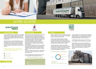 26
En colza, les rendements sont également satisfaisants avec
4,4 tonnes/hectare. Les ventes de colza ont été contrariées par
des importations canadiennes importantes sur le port de Rouen.
Pour les autres espèces comme les féveroles, la qualité de la récolte
2015 n’a pas permis d’exporter vers l’Egypte. L’intérêt de cette
culture pour le producteur ne vaut que si la graine est vendable
en alimentation humaine. C’est la seule espèce pour laquelle la
Coopérative Unéal n’est pas parvenue à vendre toute la collecte.
L’escourgeon s’exporte facilement via Dunkerque grâce aux achats
chinois conséquents, ce qui libère des capacités de stockage
pour les blés.
COLLECTE
Collecte 2015-2016
L’exercice 2015/2016 a été marqué par une récolte quasi parfaite
avec plusieurs records pour la Coopérative Unéal. En fin de
campagne, l’ensemble des cultures sont arrivées à maturité sans
incident de végétation majeur et la météo favorable de juillet 2015
jusqu’à mi-août a permis une récolte groupée dans chaque espèce.
Sur la campagne, Unéal a collecté plus de 1,5 million de tonnes
de céréales.
COMMERCIALISATION
&
Répartition de la collecte par espèce
Blé - 79%
Orge Hiver - 10%
Pois féveroles - 1%
Colza - 4%
Maïs - 4%
Orges printemps - 2%
Dunkerque - 54%
Fourrager - 32%
Amidonnier - 14%
Répartition par type de marchés
En blé, les rendements moyens sont de 9,8 tonnes/hectare et la
qualité est présente. La Coopérative Unéal enregistre une collecte
sans précédent de 1,17 million de tonnes avec des records
de réception journaliers : 218 000 tonnes en 18 heures soit
près de 15 000 bennes sur une journée.
Le blé, malgré des difficultés à l’export en début de campagne
notamment dues à la faible demande de l’Egypte, a finalement trouvé
preneur. Les ventes vers l’Algérie et le Maroc en fin de campagne ont
permis de dégager la totalité de cette volumineuse récolte de blé et les
silos se sont totalement vidés entre avril et juillet 2015.
 