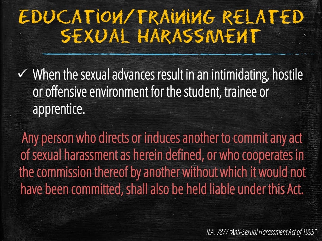 Ra 7877 essay picture