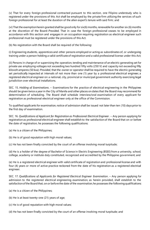 Ra 7920 the new electrical engineering law PDF