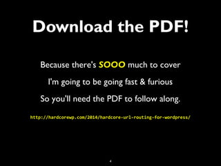 4
Download the PDF!
Because there's SOOO much to cover
I'm going to be going fast & furious
So you'll need the PDF to foll...