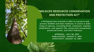Comprehensive Overview of RA 9147: Wildlife Resources Conservation and ...