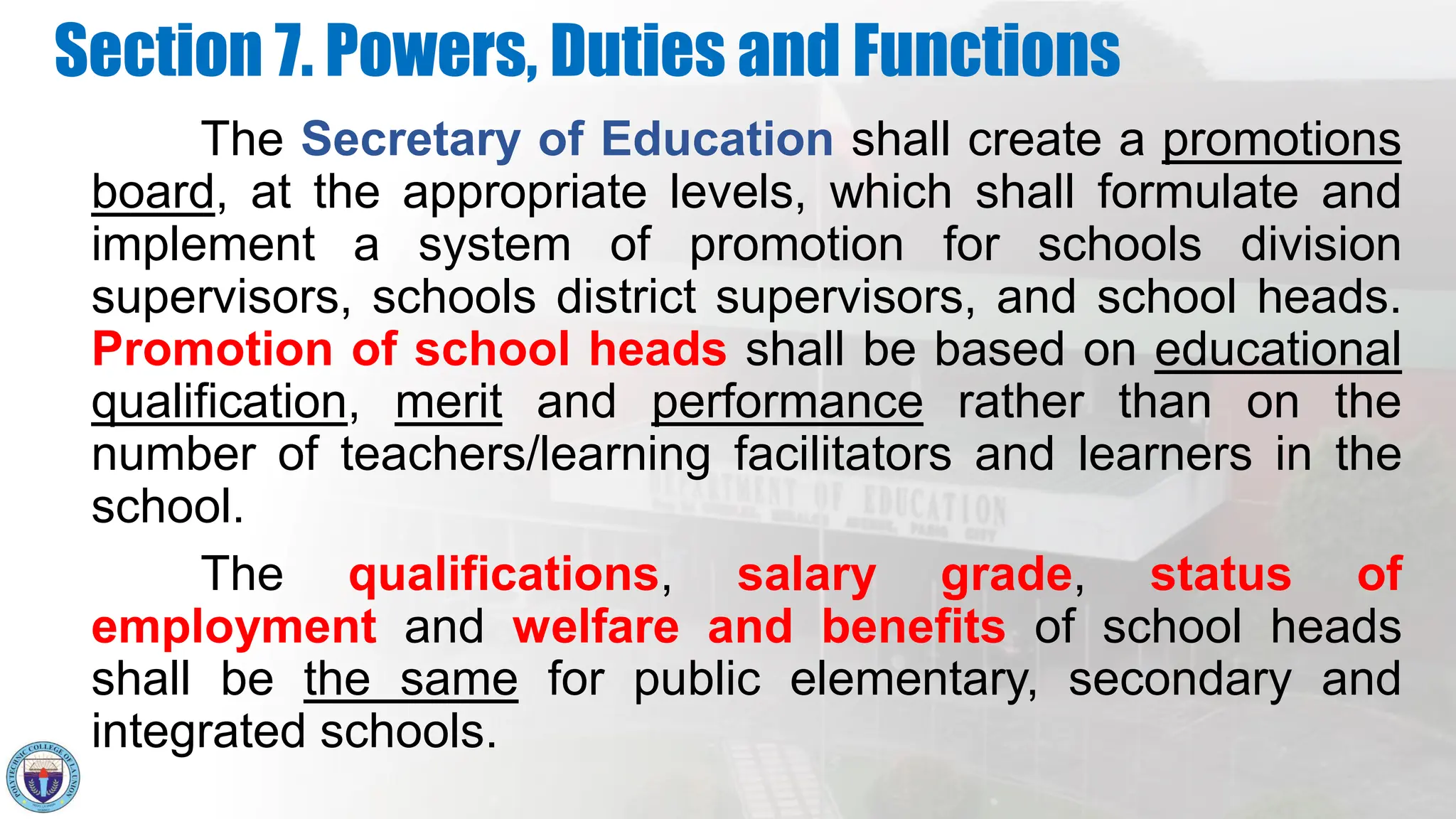 RA 9155 or Governance of Basic Education Act of 2001 | PDF