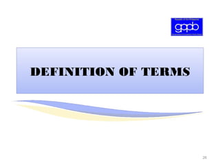 General Provisions of RA 9184 | PPT