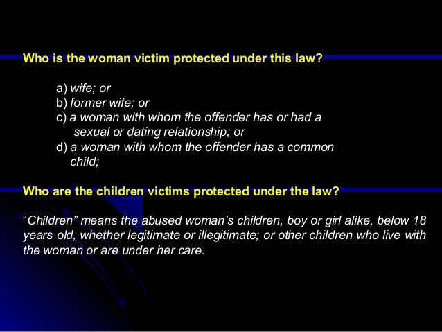 ra 9262 law against violence against 2018-6-22 view and download powerpoint presentations on ra 9262 ppt the republic act 9262, or the anti-violence against women and their children act law. ra 9262 law against violence against 2018-6-22 view and download powerpoint presentations on ra 9262 ppt the republic act 9262, or the anti-violence against women and their children act law.