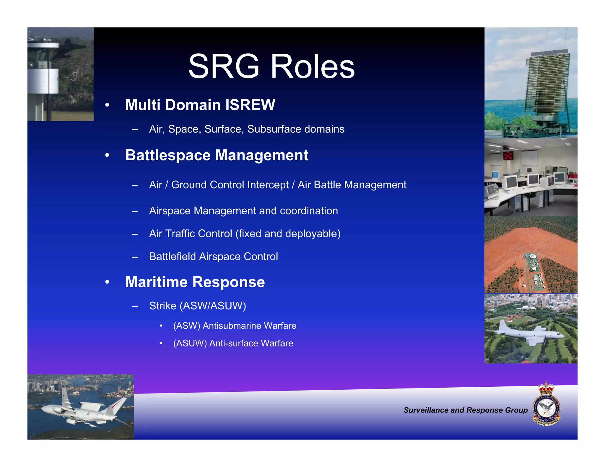 Srg Raaf RAAF Surveillance and Response Group | PDF