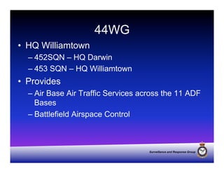 Srg Raaf RAAF Surveillance and Response Group | PDF