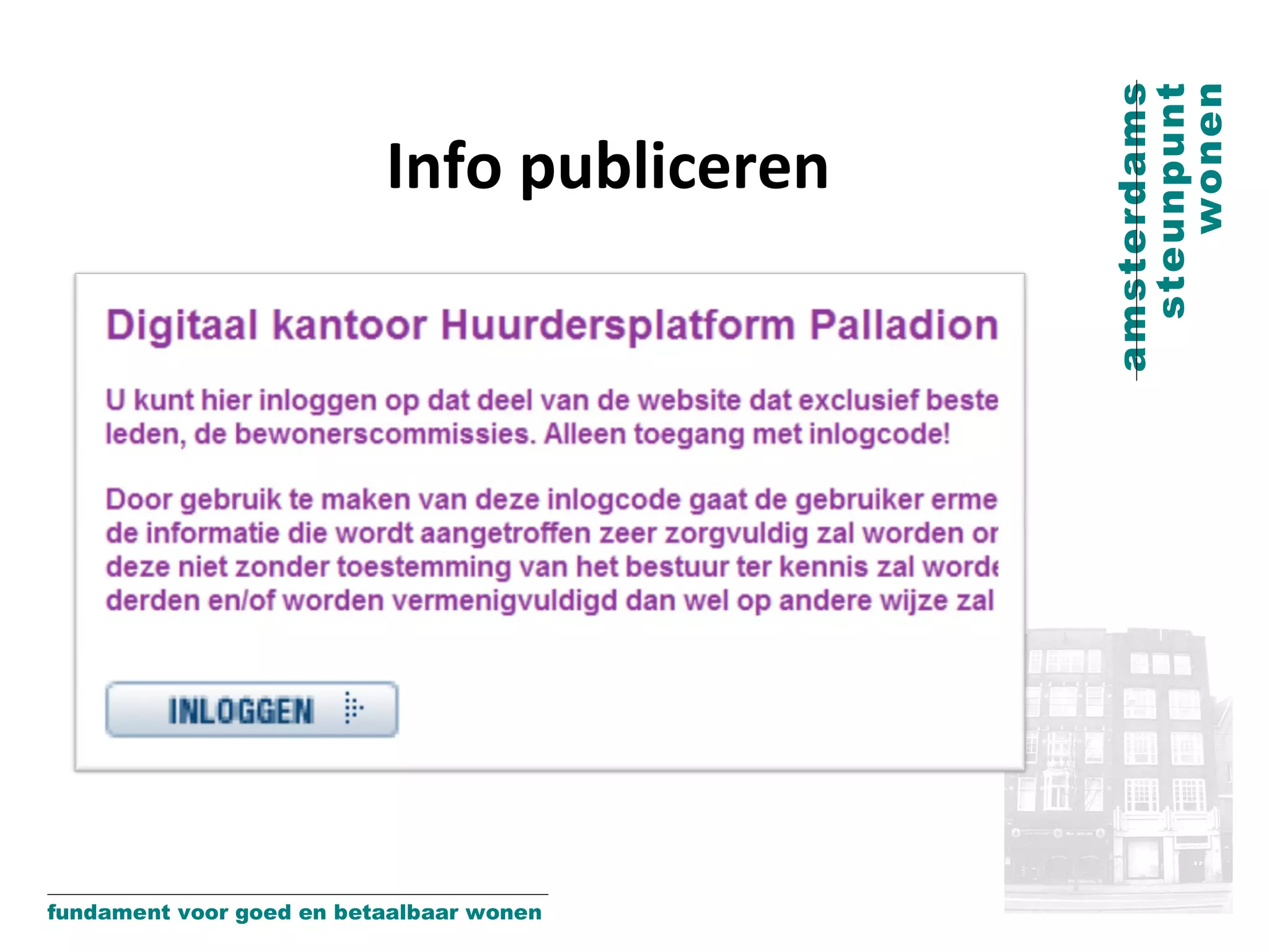 Info publiceren 