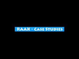 RAAK - Case Studies
 