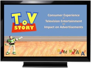 Consumer Experience OF Television Entertainment AND Impact on Advertisements y R A r N K A M a A A 