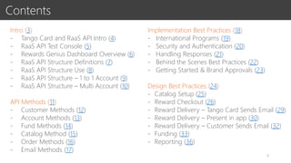 RaaS API Overview and Best Practices