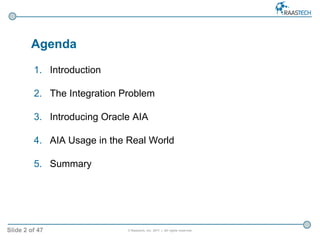 Oracle Application Integration Architecture (AIA): Does It Deliver On ...
