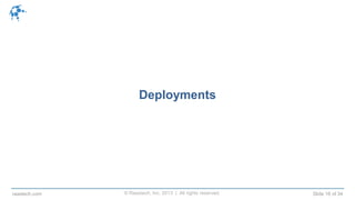 © Raastech, Inc. 2013 | All rights reserved. Slide 16 of 34raastech.com
Deployments
 