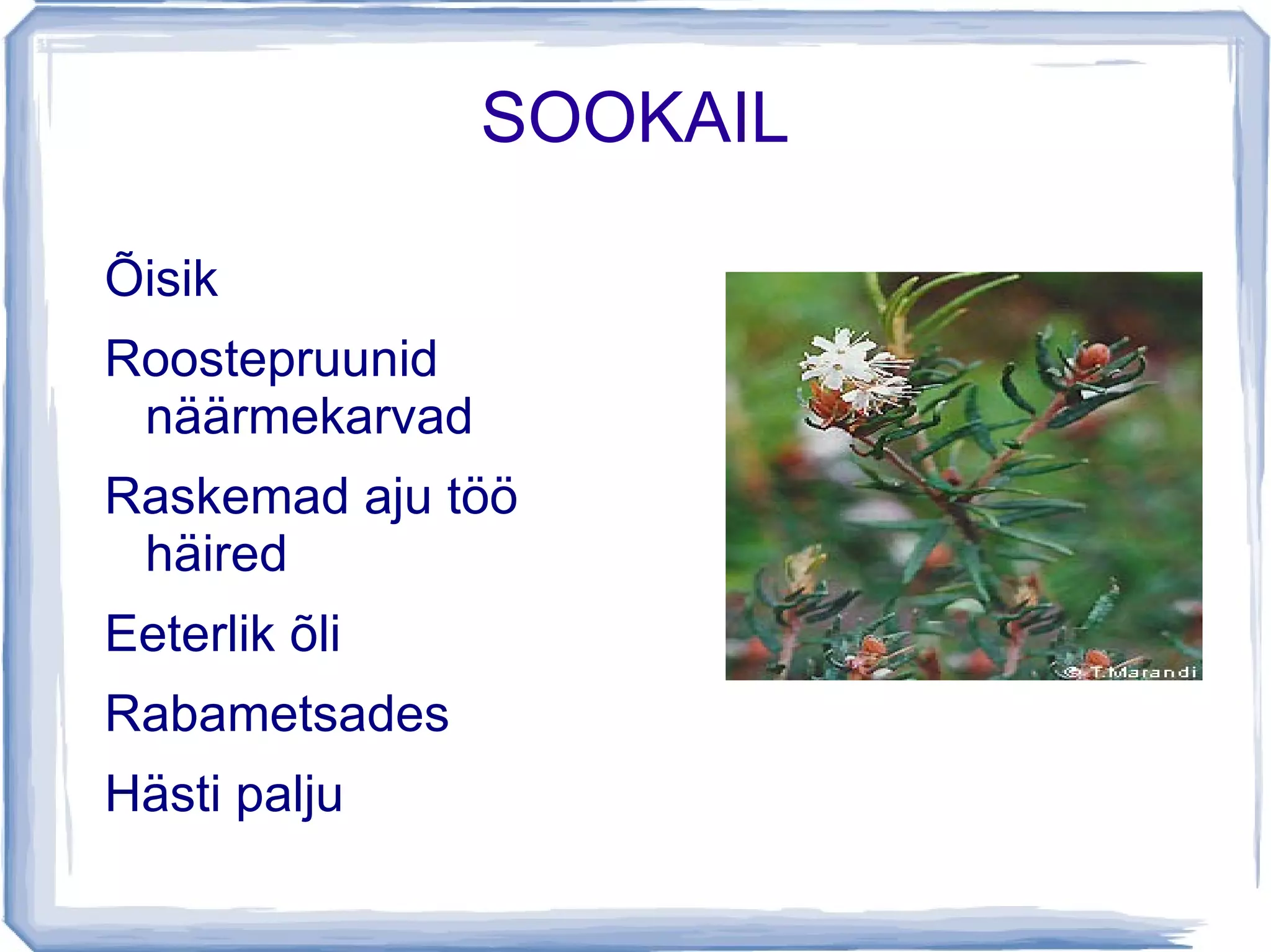 Ei saa läbida nende veekoguse tõttu 