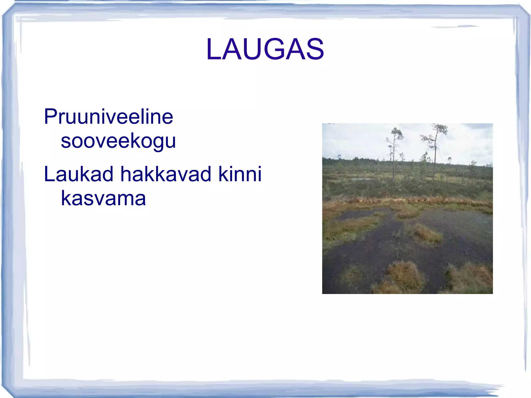 Saab toitaineid ainult sademetest 